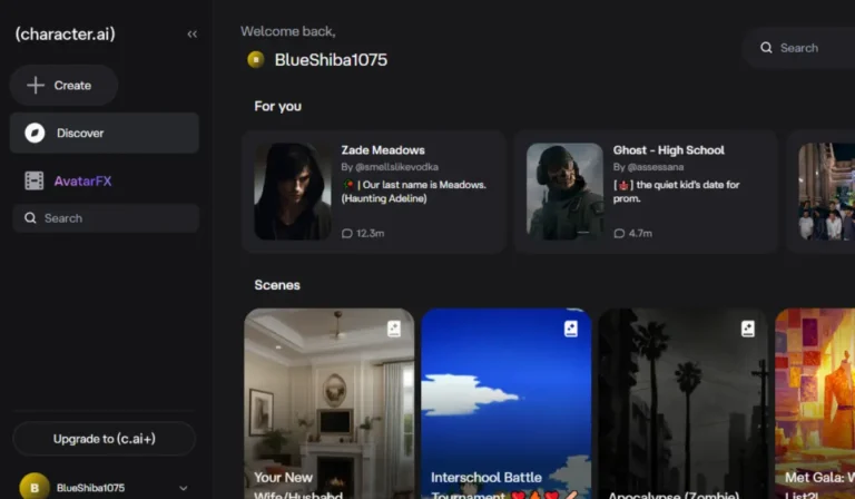 Comparison of the best Character AI alternatives showing top free and paid chatbot tools.