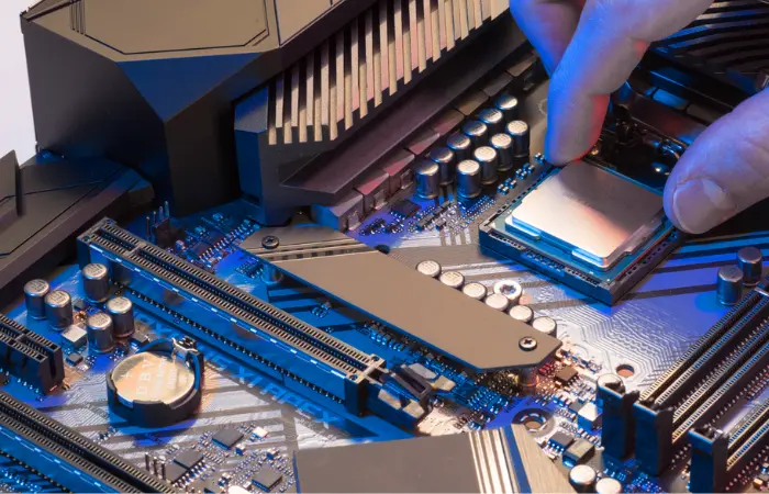 The processor is a broad term that is utilized to explain the electronic chip that processes the data